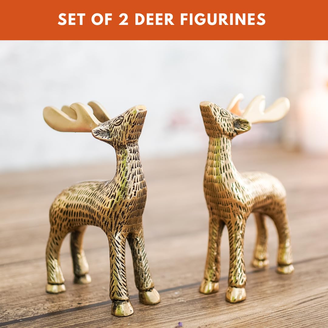 BEHOMA Aluminium Dancing Peacock Pair Figurine for Good Luck and Love | for Home Decor Tabletop Living Showpiece for Valentine's Day, Birthday(Scented Glass Votive Candle Included), Gold,18.5 Cm,11 Cm