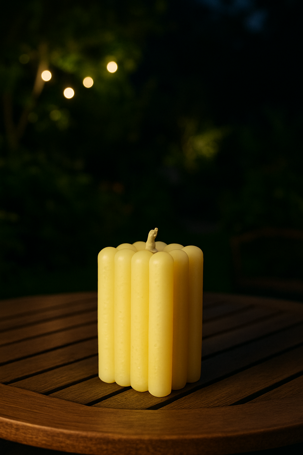 SidhArts Premium Square Pillar Candle Set of 4 | Handcrafted Wax  for Every Occasion